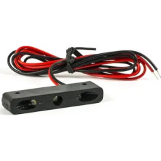 E-marked Led License Plate Light Black