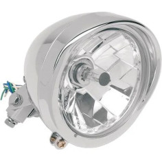 Diamond-style Bottom-mount 14,5 Cm 5-3-4 Headlight Assemblies Chrome