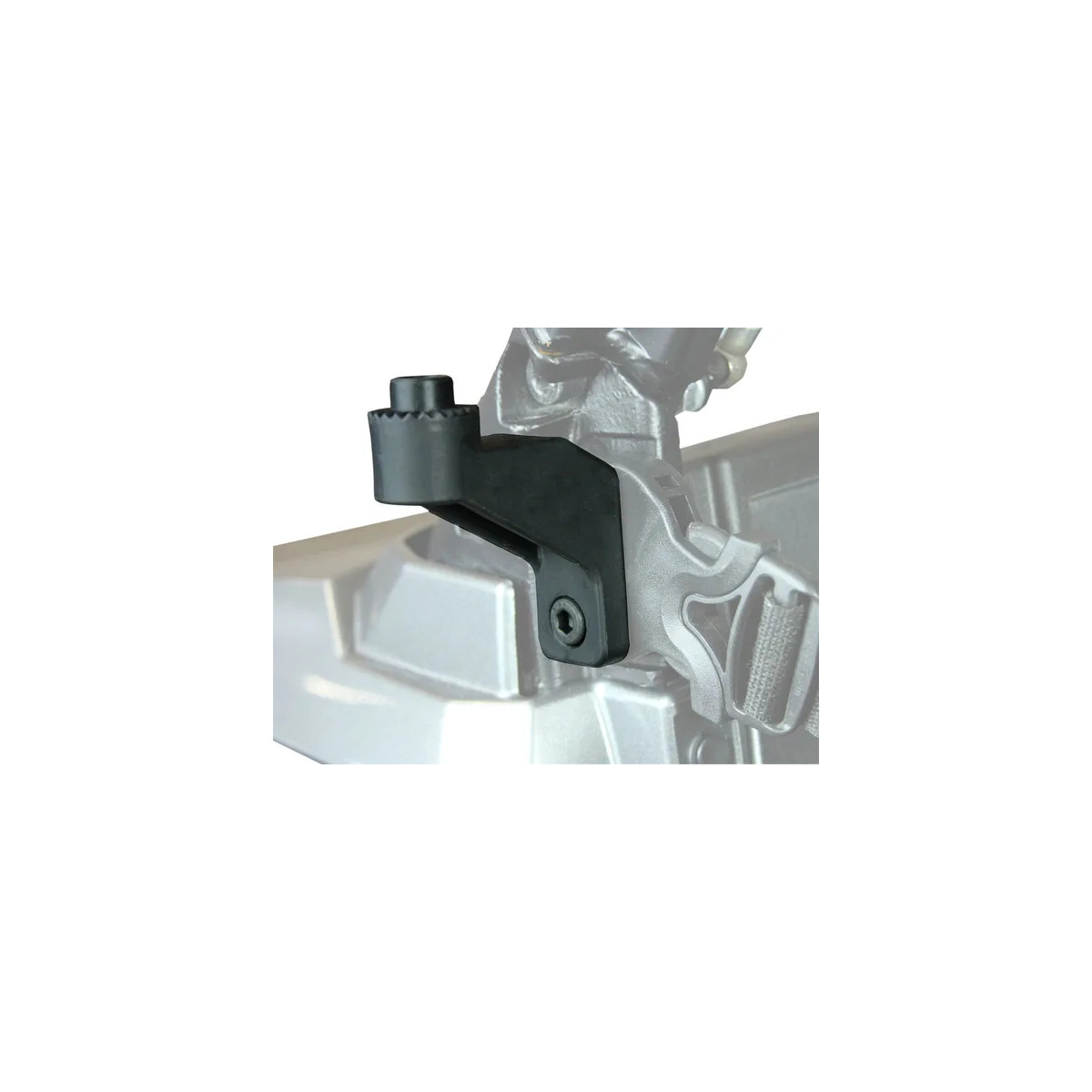 Side Mirror Adapter With Flat Mountable Option For Polaris Pro-fit Roll Cages Black