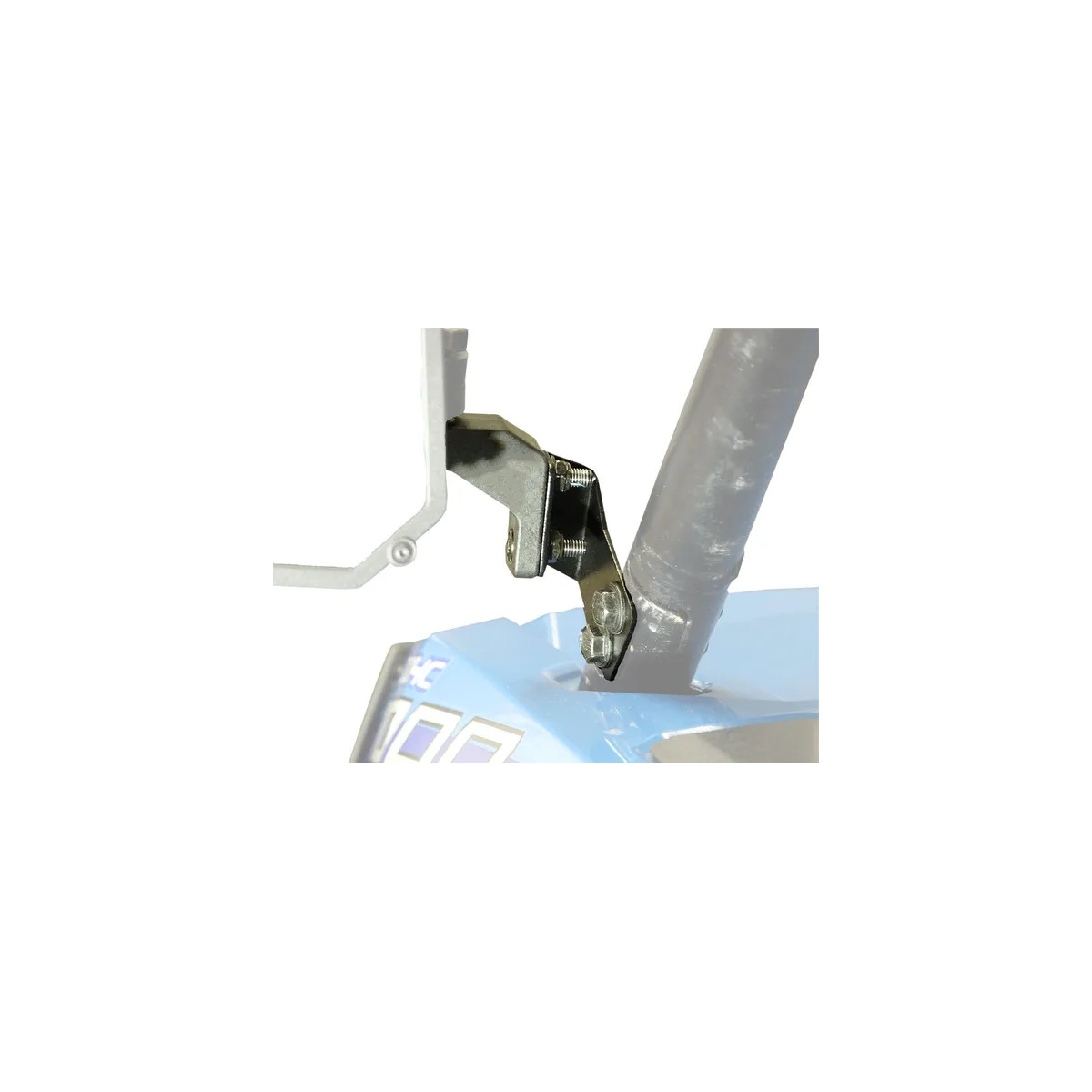 Side Mirror Adapter With Flat Mountable Option For Polaris Pro-fit Roll Cages Black