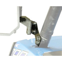 Side Mirror Adapter With Flat Mountable Option For Polaris Pro-fit Roll Cages Black