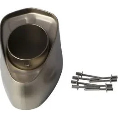 End Cap Silver