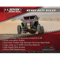 Complete Heavy-duty Axle Black