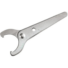 Shock Spanner Wrench Silver, Zinc