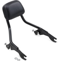 Short Detachable Backrest Black