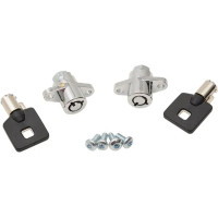Replacement Saddlebag Lock Kit Silver