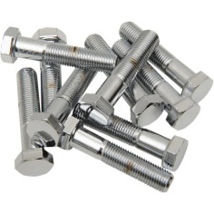 Replacement Fine Thread Hex Head Bolts Silver