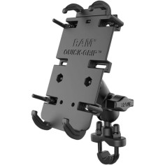 Quick Grip Phone Mount With U-bolt Base Black