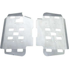 Floorboard Skid Plates Silver