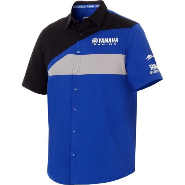 Cămașă paddock Yamaha albastră - BikerShop.ro
