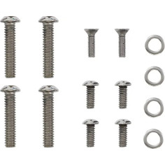 Handle Bar Lever & Switch Box Bolt Kit Silver