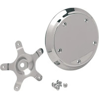 Five-bolt Domed Air Cleaner Insert Silver