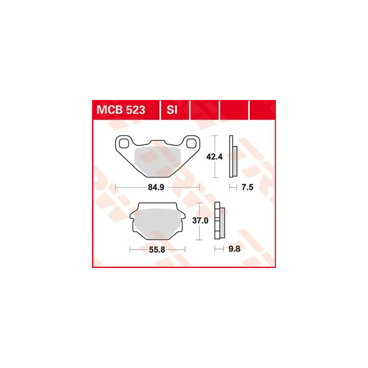 Si Series Sindered Off-road Brake Pads