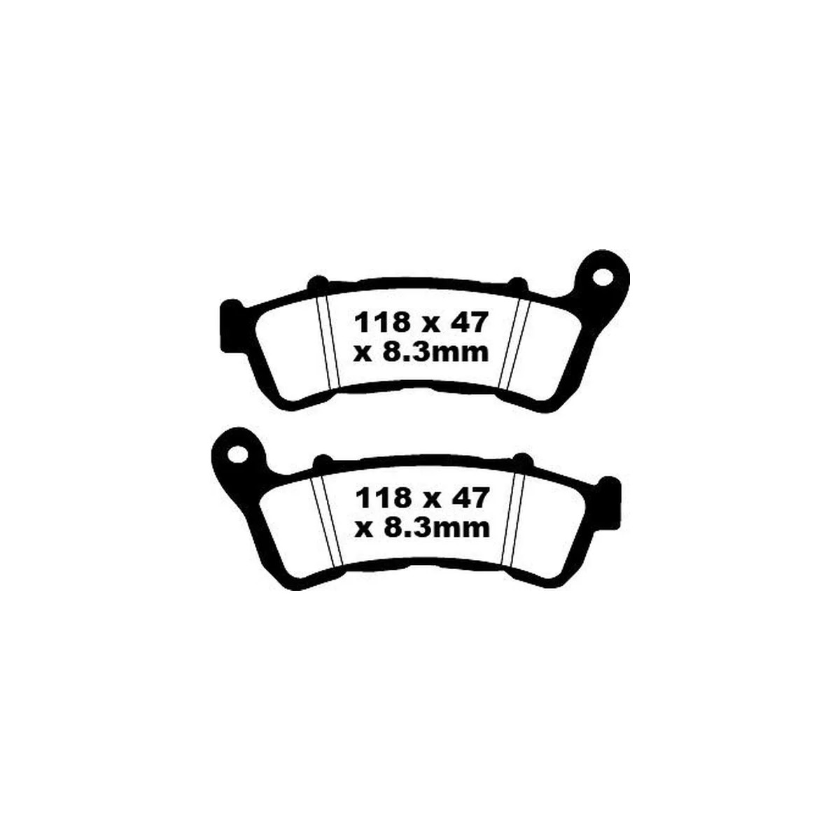 Sfa Series Organic Scooter Brake Pads