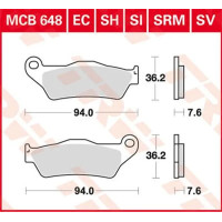 Si Series Sindered Off-road Brake Pads