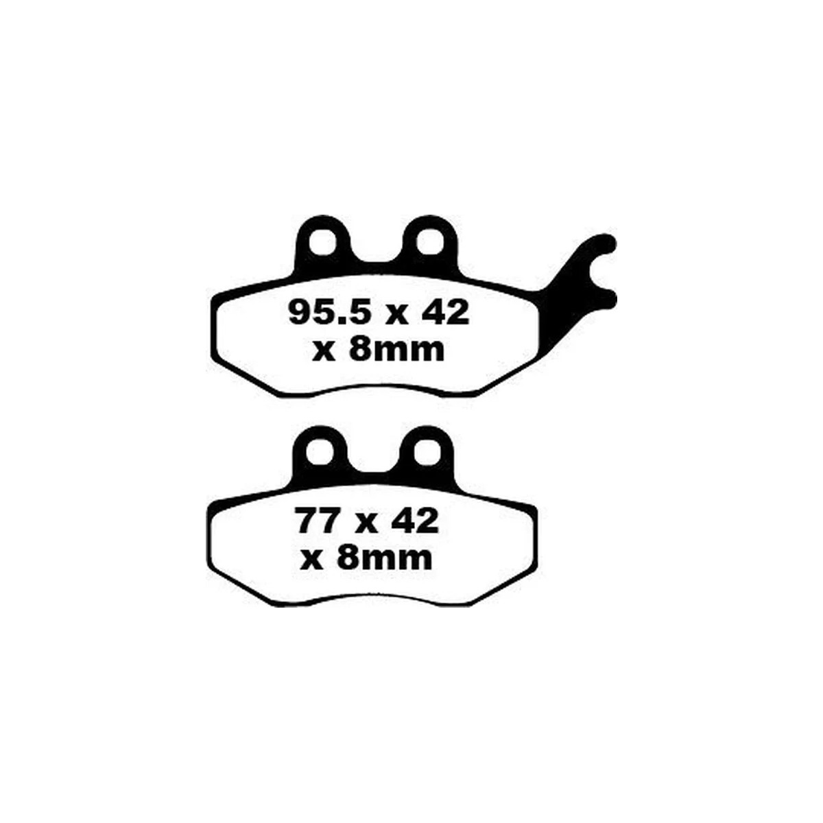Sfa Series Organic Scooter Brake Pads