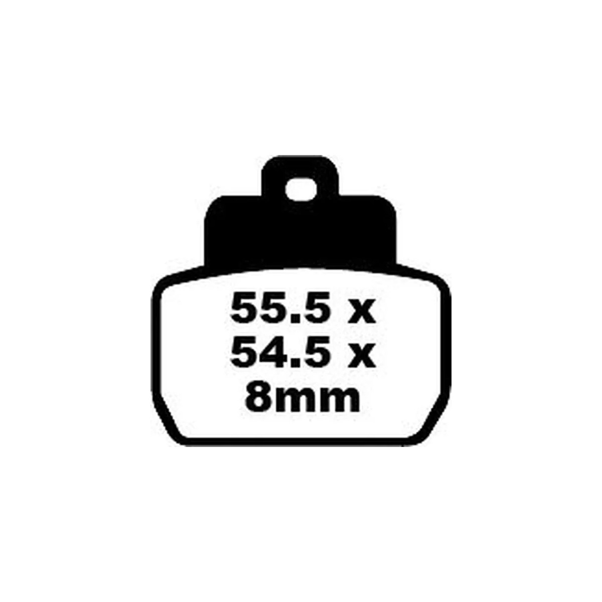 Sfa Series Organic Scooter Brake Pads