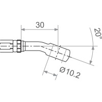 Banjo Varioflex Fitting Silver