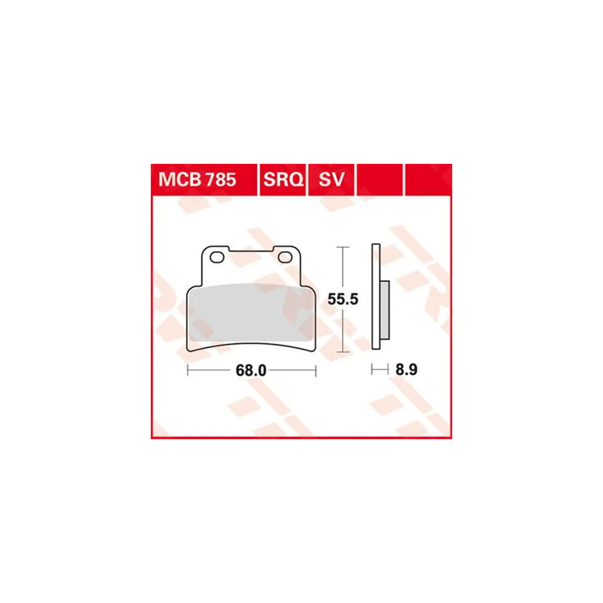 Sv Series Sindered Brake Pads