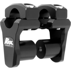 Pivoting Handlebar Risers For 1-1-8 Bar Clamps Black
