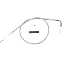 Stainless Braided Idle Cable Silver
