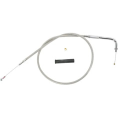Stainless Braided Idle Cable Silver