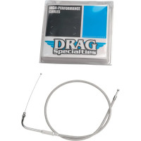 Stainless Braided Idle Cable Silver