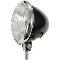 Bates Style 4-1-2 Spotlamp Black, Chrome