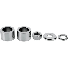 Axle Spacer-nut Kit Silver