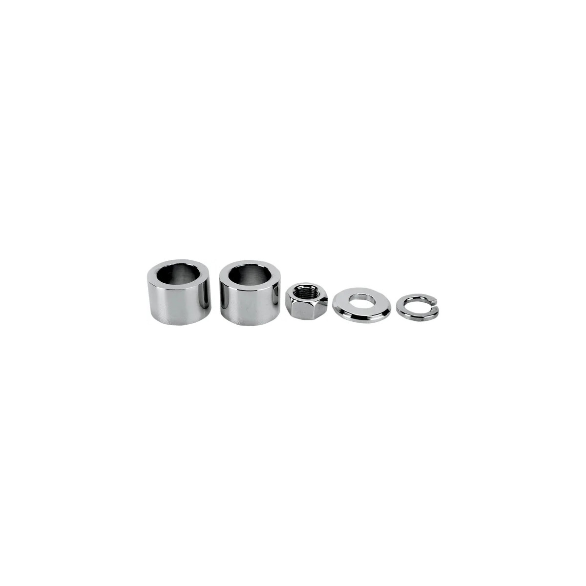 Axle Spacer-nut Kit Silver