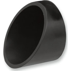 End Cap For 3 Firepower Series Slip-on Muffler Black, Powder-coated