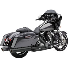 909 Twins Slip-on Mufflers Black