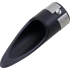 Family Jewel Exhaust Tip Black, Ceramic-coated