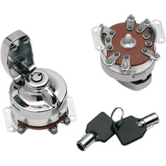 Round Key Internal Contact Switch Chrome