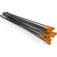 Spoke And Nipple Replacement Kit Black, Orange
