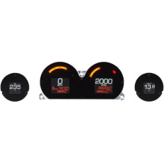 Four-gauge Mlx Series Kit Black