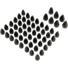 Engine Bolt Cover Caps Black