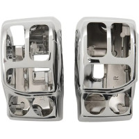 Handlebar Switch Housing Kit Silver