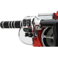 Handlebar Switch Housing Kit Silver