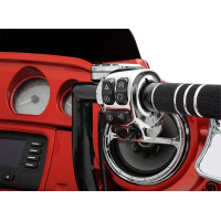 Handlebar Switch Housing Kit Silver