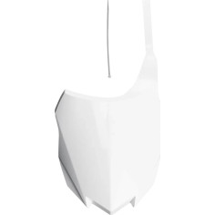 Replacement Front Number Plate White