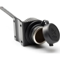Cigarette Lighter Socket With Cable Harness Black