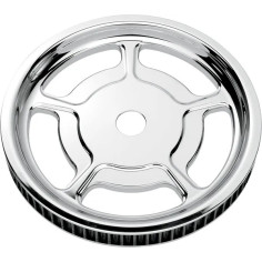 Universal Rear Cush-drive Aluminum Pulley Chrome