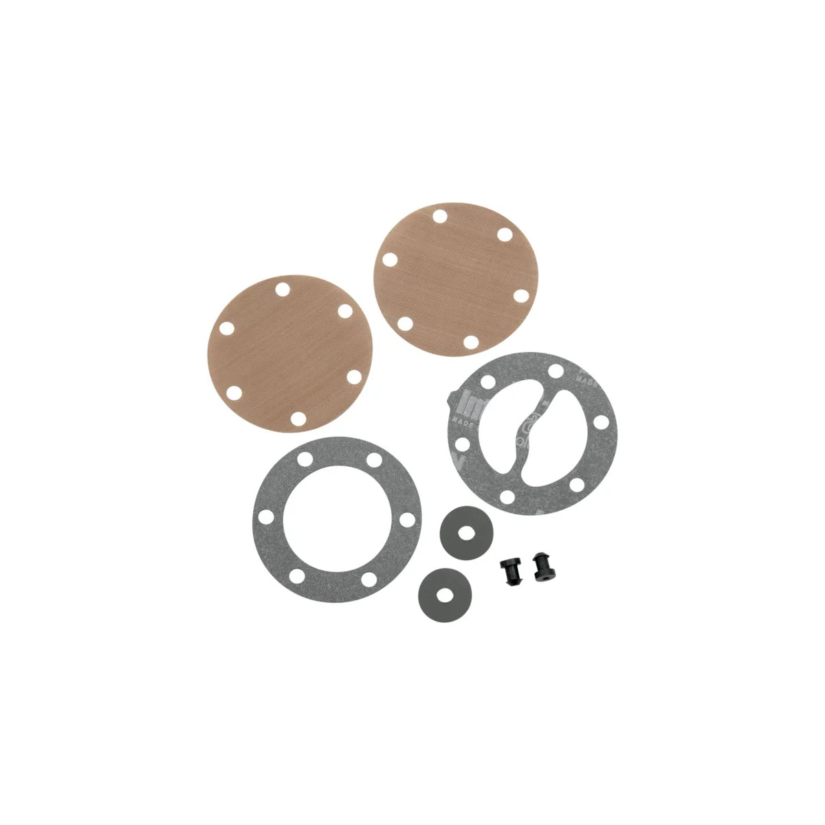 Round Fuel Pump Repair Kit Gray, Brown