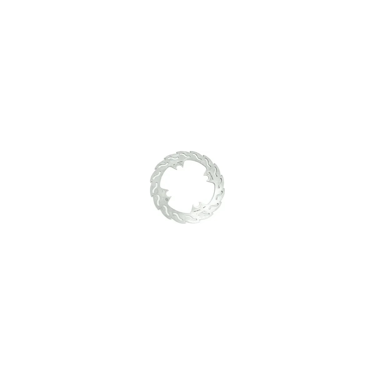 Flame Series Rotor Rear Silver