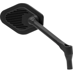Adjustable Mirror Short Stem 12 Cm Black Edition Black