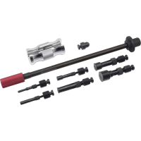 Universal Bearing Extractor Kit Black, Silver