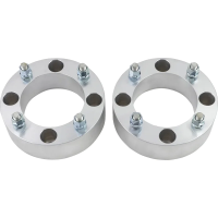 Wheel Spacers With Studs Silver