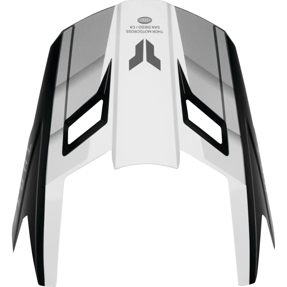 Visor Kit Fleet Defy Bk-wh Xs-m White, Gray, Black