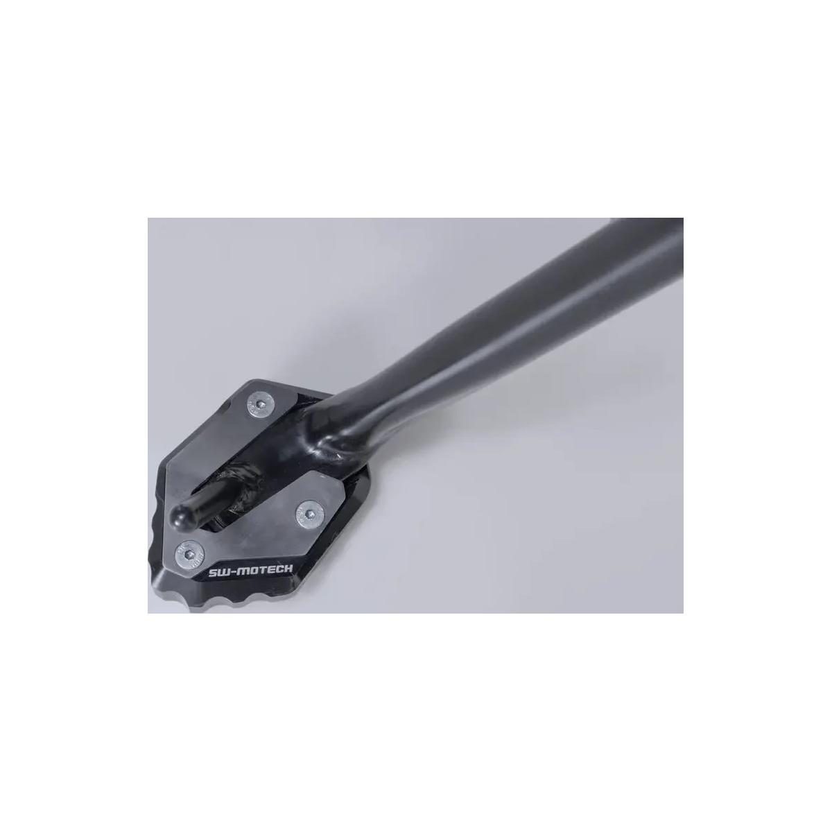 Sidestand Foot Extension Black, Silver